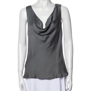 100% Silk Giorgio Armani Cowl Top